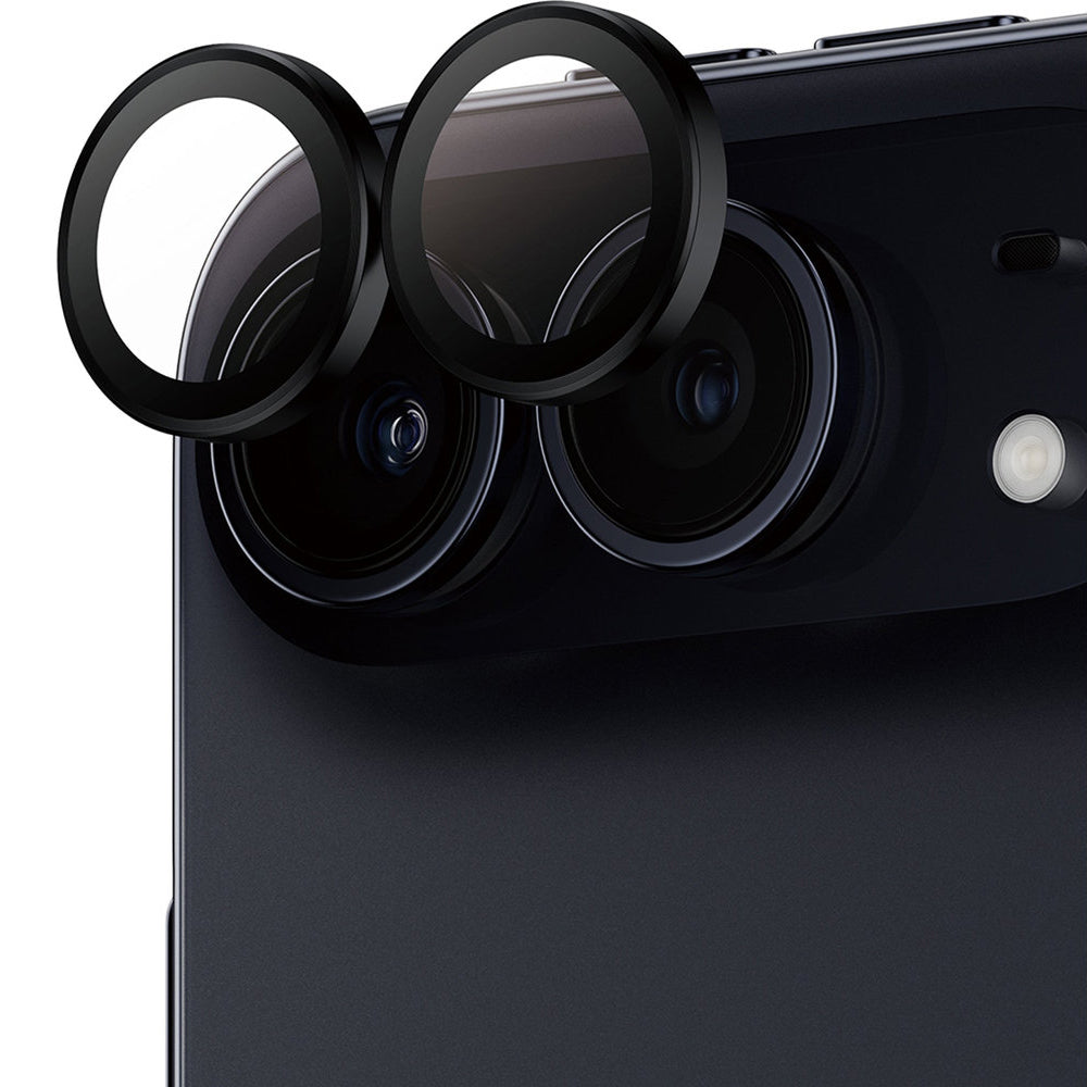 Gehärtetes Glas mit Applikator für iPhone Duo, PanzerGlass Hoops Camera, Schwarz (3/6)