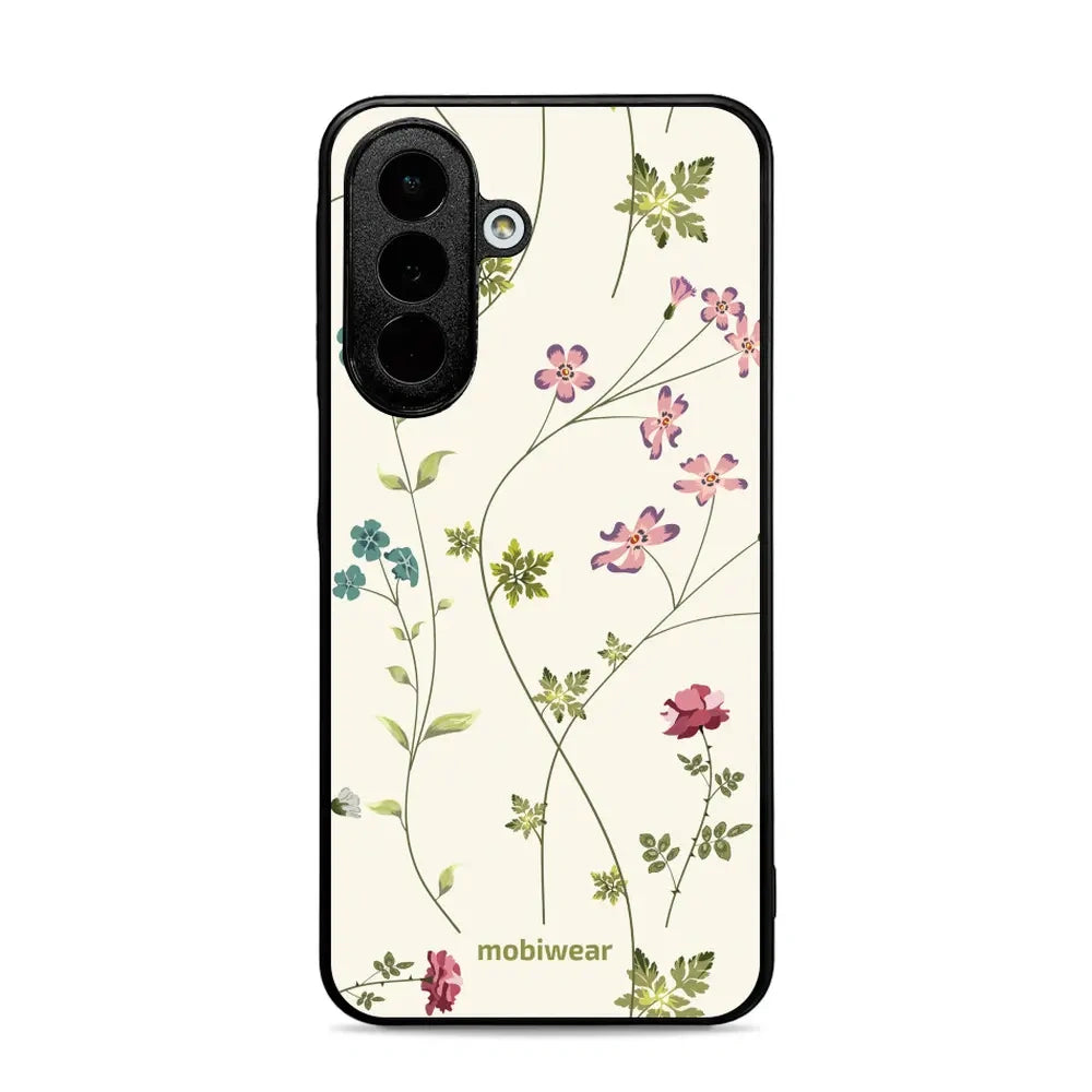 Handyhülle für Galaxy A27 5G, Mobiwear Glossy Case, Idyllische Blüte