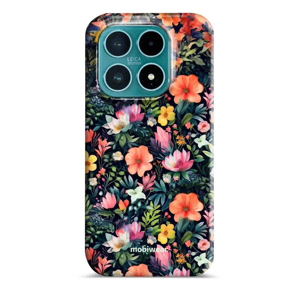 Handyhülle für Xiaomi 17, Mobiwear Elite Pro, Bunt-Blumig