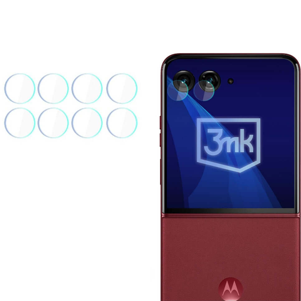 Objektivschutz für Motorola Razr 60 Ultra, 3mk Lens Protection, 4 Sätze