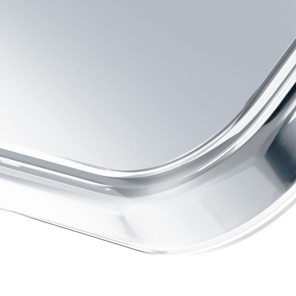 Handyhülle für iPhone 16, 3mk EverClear MagCase mit MagSafe, Transparent mit weißem Magneten
