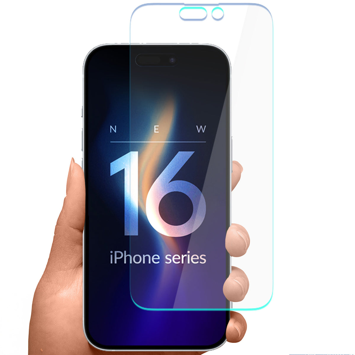 Hybridglas für iPhone 16 Pro, 3mk FlexibleGlass Pro