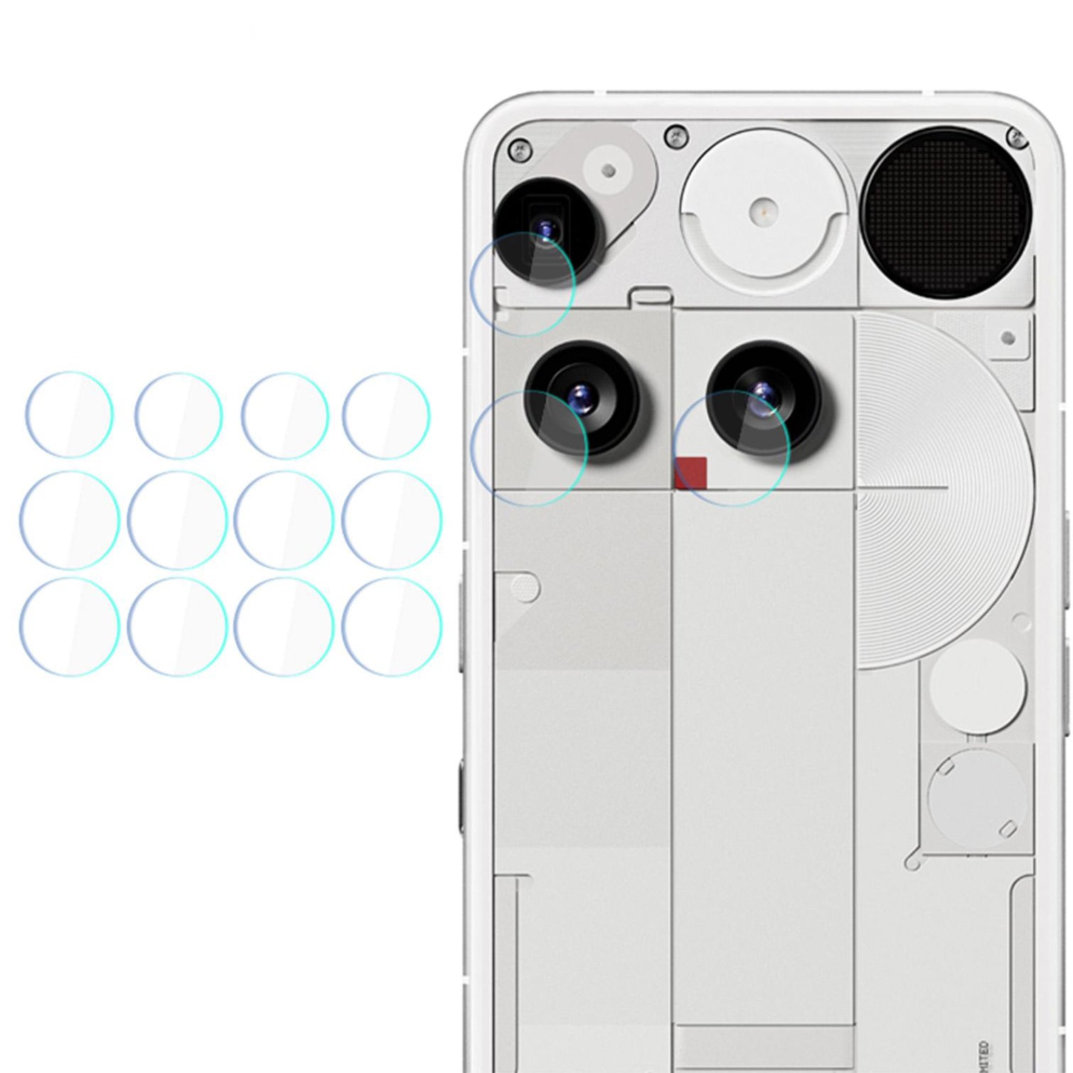 Objektivschutz für Nothing Phone 3, 3mk Lens Protection, 4 Sätze