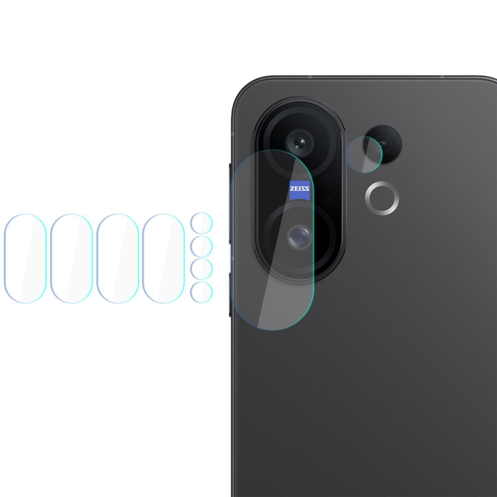 Objektivschutz für Vivo X200 FE, 3mk Lens Protection, 4 Sätze