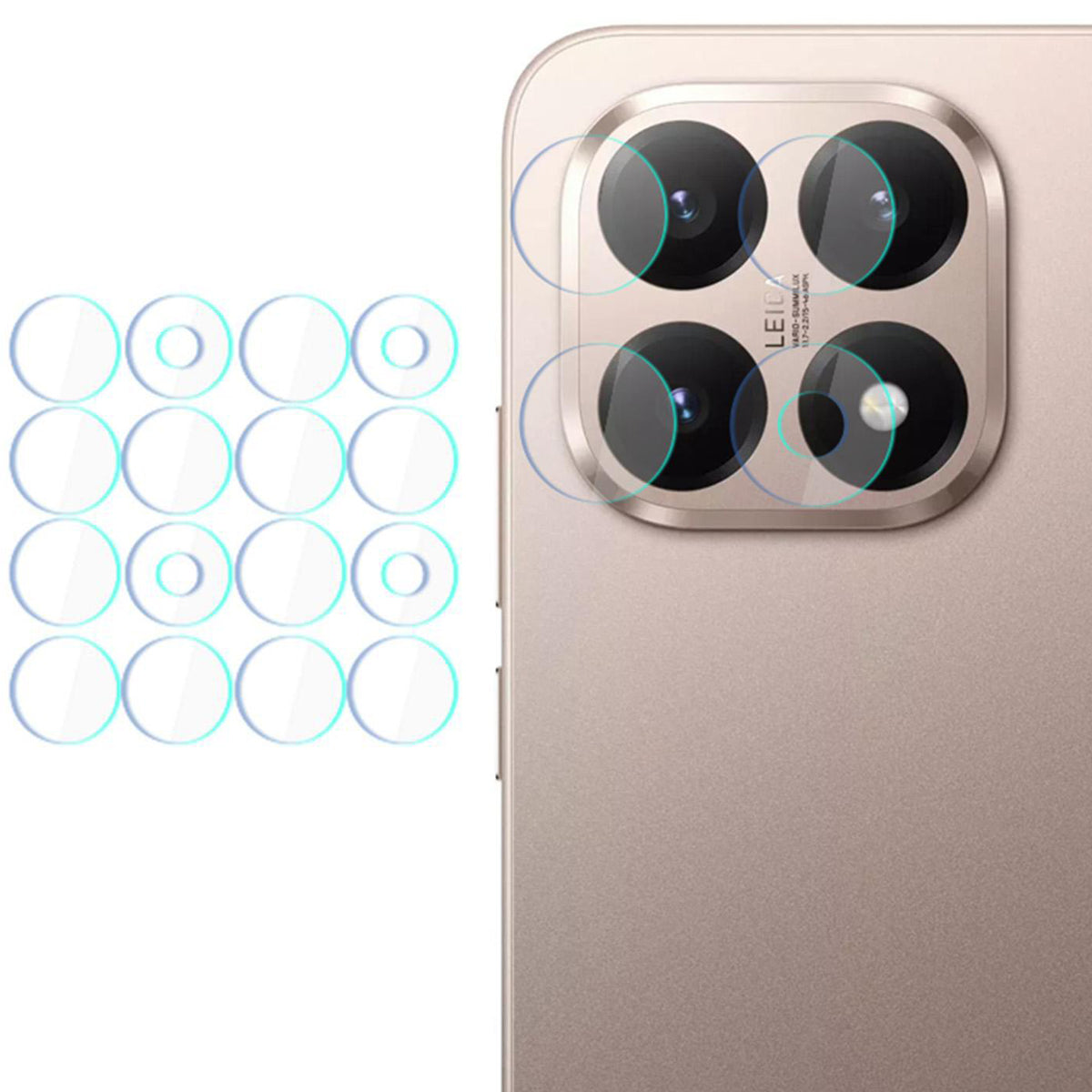 Objektivschutz für Xiaomi 15T, 3mk Lens Protection, 4 Sätze