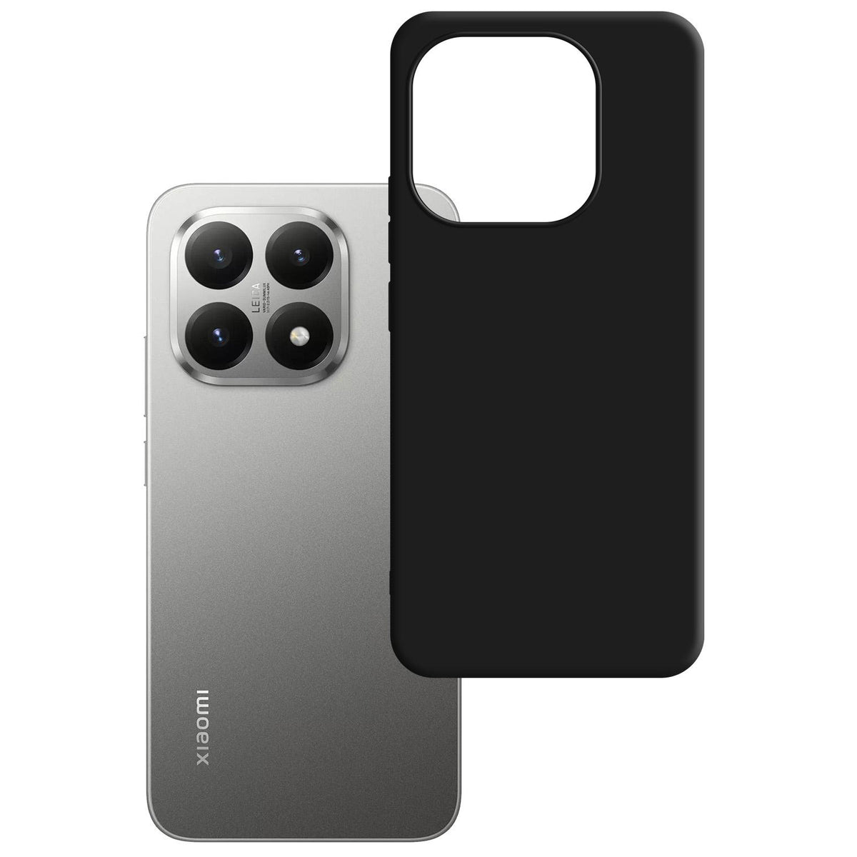 Handyhülle für Xiaomi 15T, 3mk Matt Case, mattes Schwarz