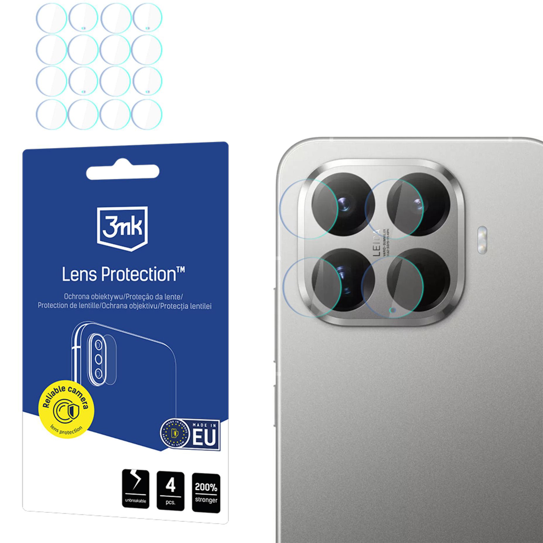 Objektivschutz für Xiaomi 15T Pro, 3mk Lens Protection, 4 Sätze