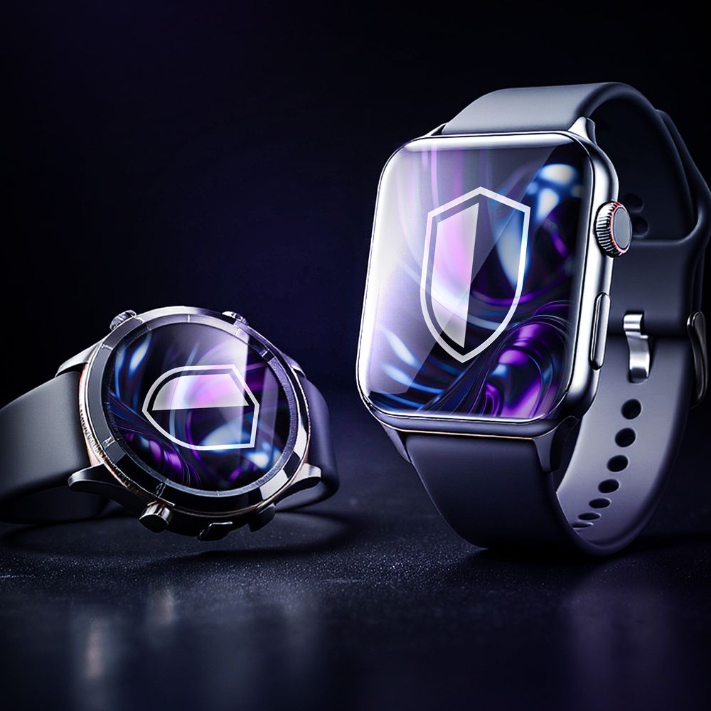 Hybridglas für Smartwatch Garmin Forerunner 165 / 165 Music, 3mk Hardy Fusion, 3 Stück