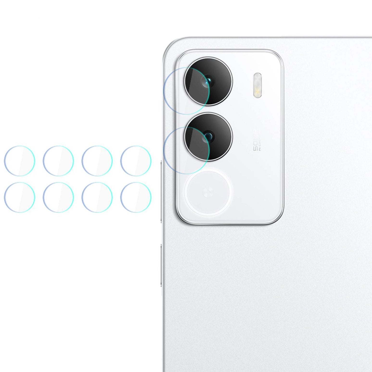 Objektivschutz für Realme P3 Lite, 3mk Lens Protection, 4 Sätze