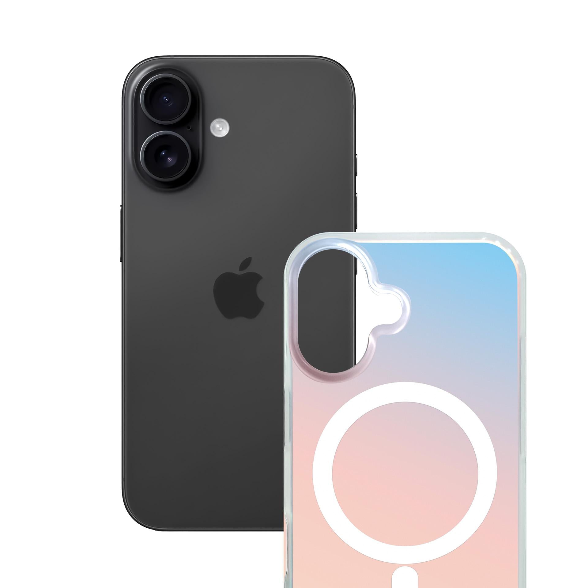 Handyhülle für iPhone 17, 3mk Hardy PrisMag Case mit MagSafe, holografisch