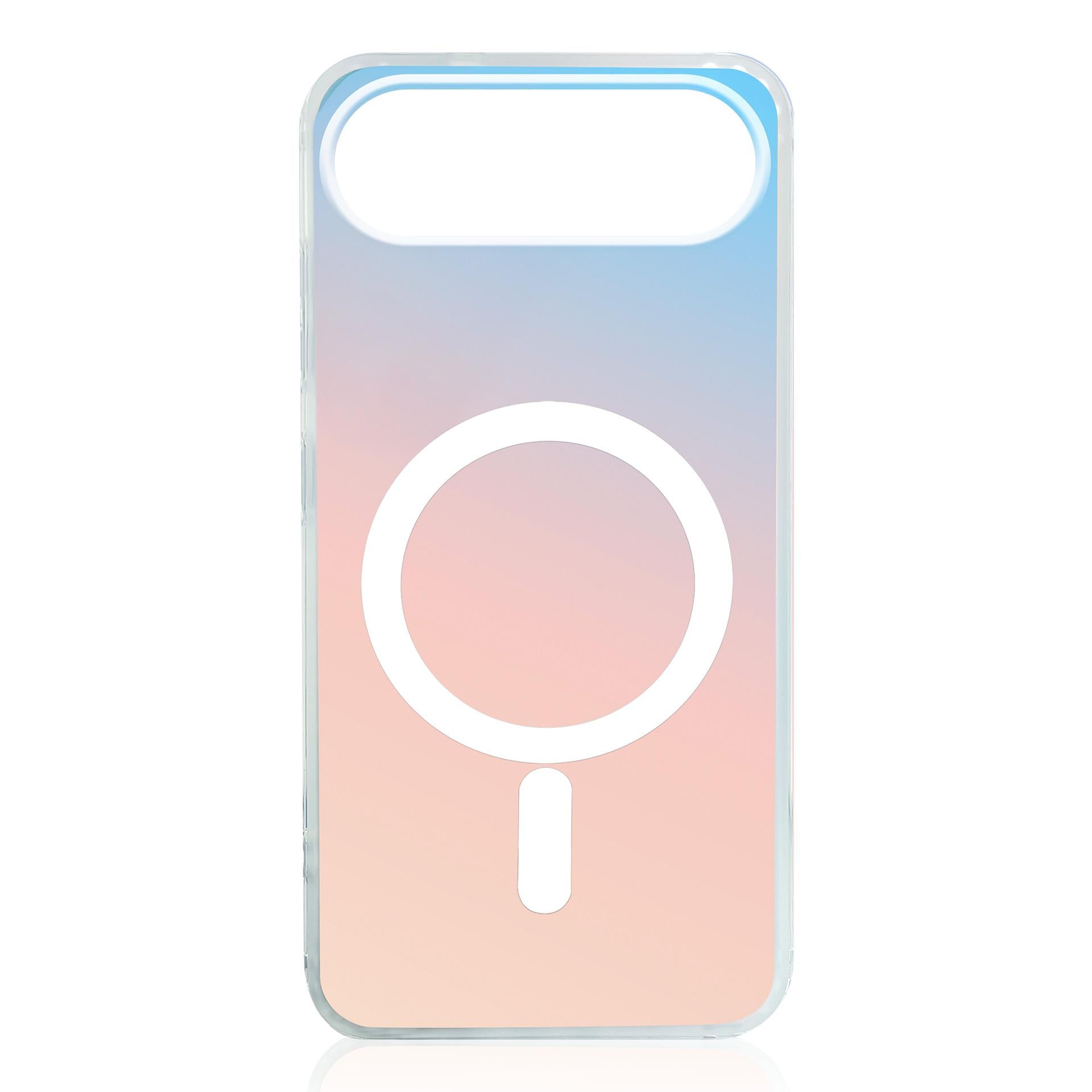 Handyhülle für iPhone Air, 3mk Hardy PrisMag Case mit MagSafe, holografisch
