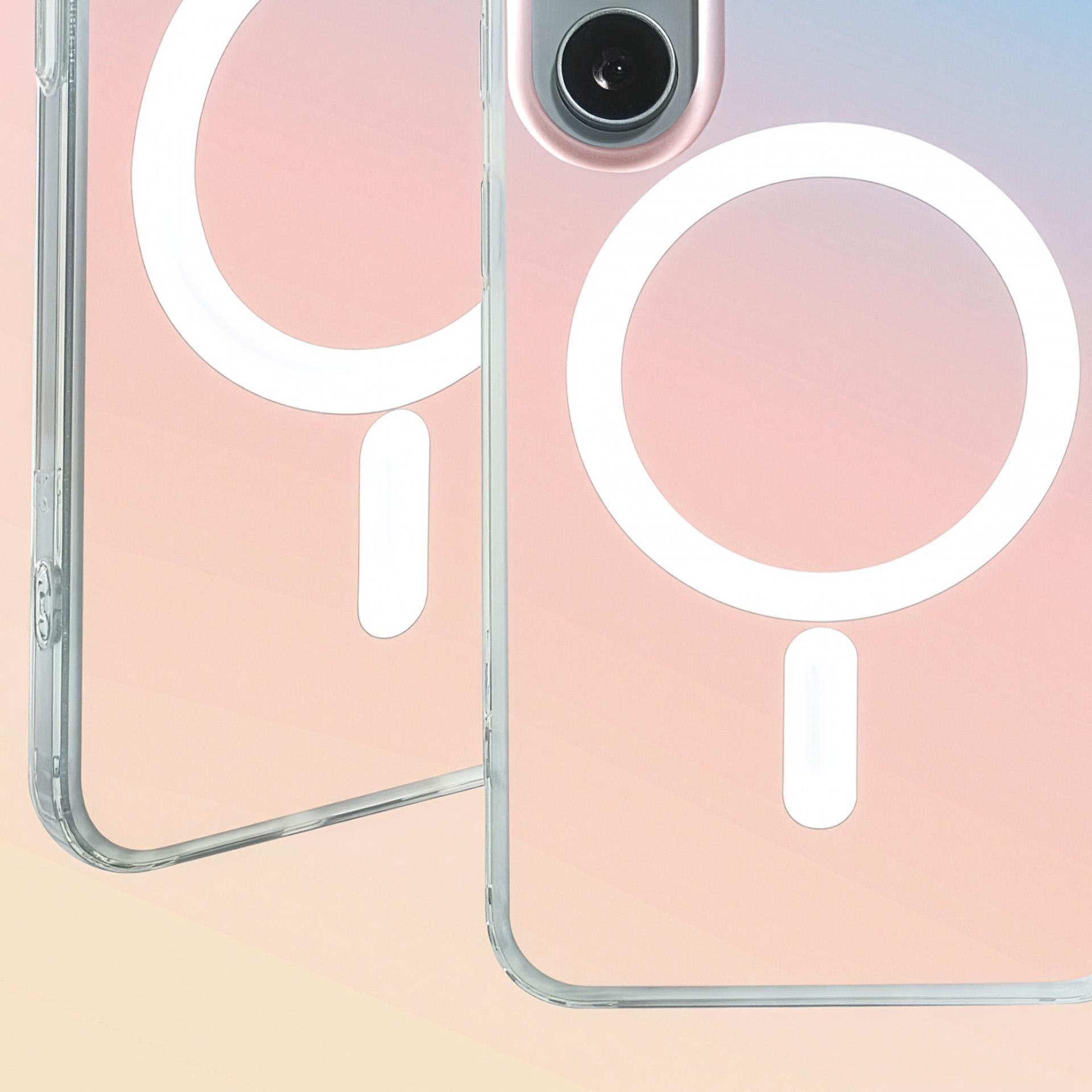 Handyhülle für Galaxy S23, 3mk Hardy PrisMag Case mit MagSafe, holografisch