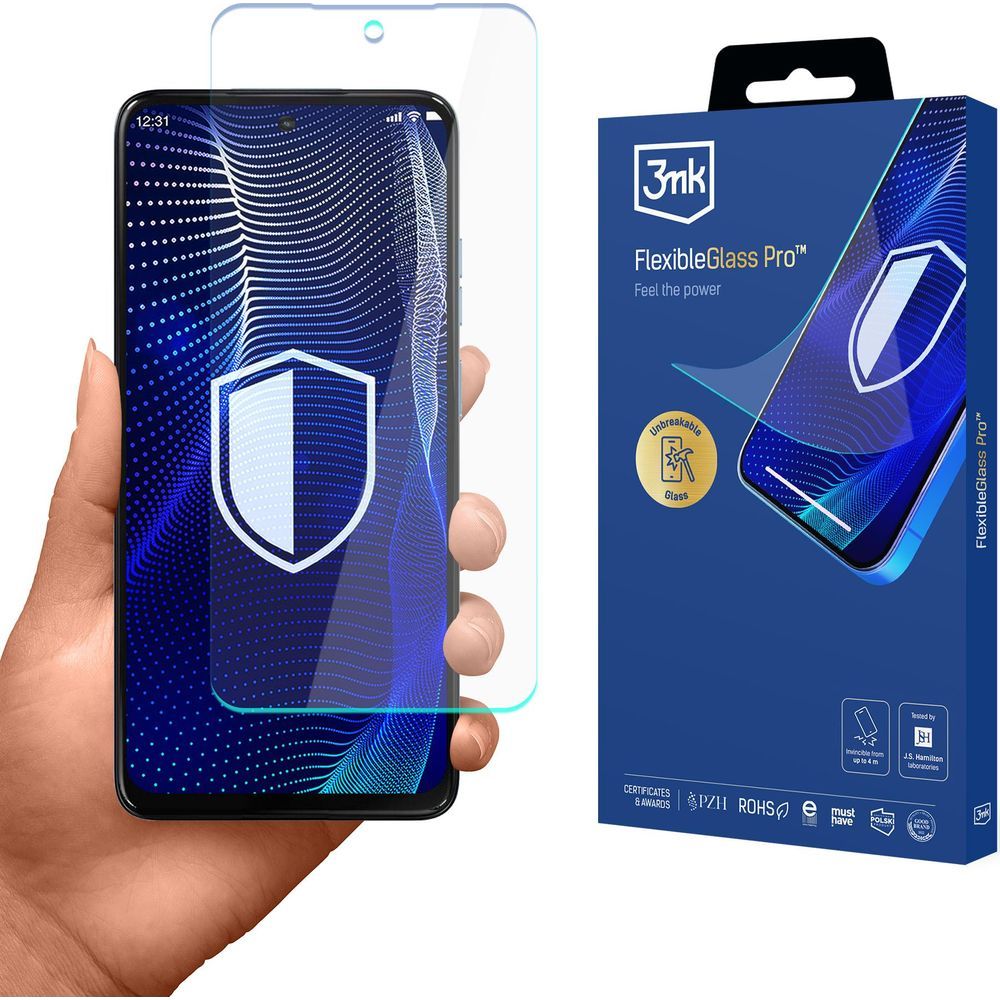Hybridglas für Motorola Moto G17 / G17 Power, 3mk FlexibleGlass Pro