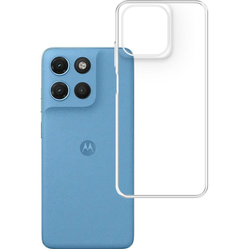 Handyhülle für Motorola Moto G17 / G17 Power, 3mk Clear Case, Transparent