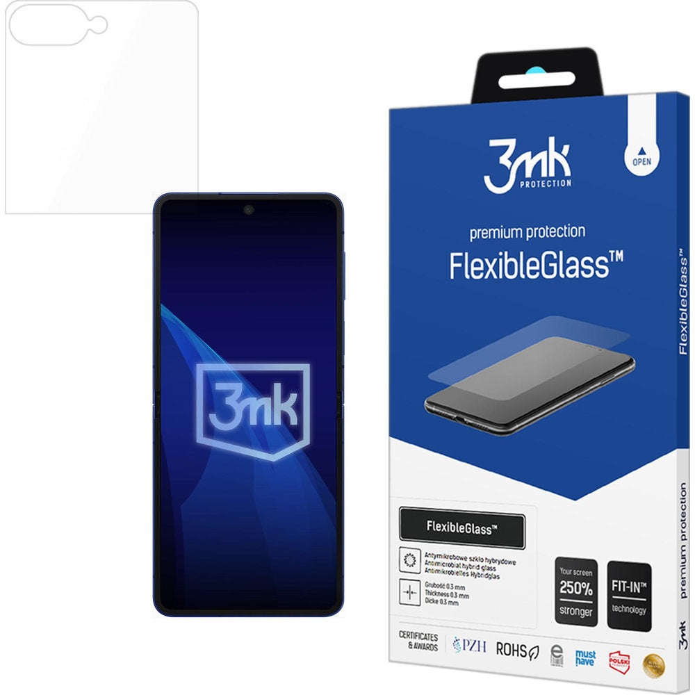 Hybridglas für Galaxy Z Flip8, 3mk FlexibleGlass