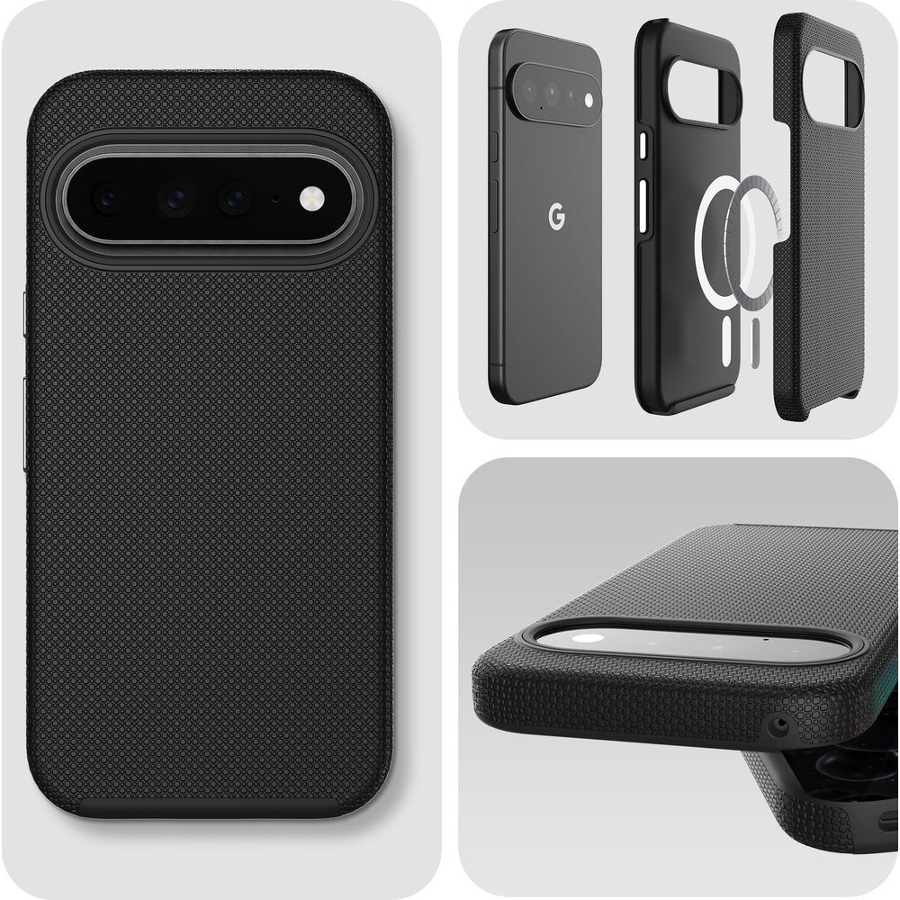 Handyhülle für Google Pixel 11, 3mk Hardy Shockproof MagCase mit MagSafe, Schwarz (3/12)