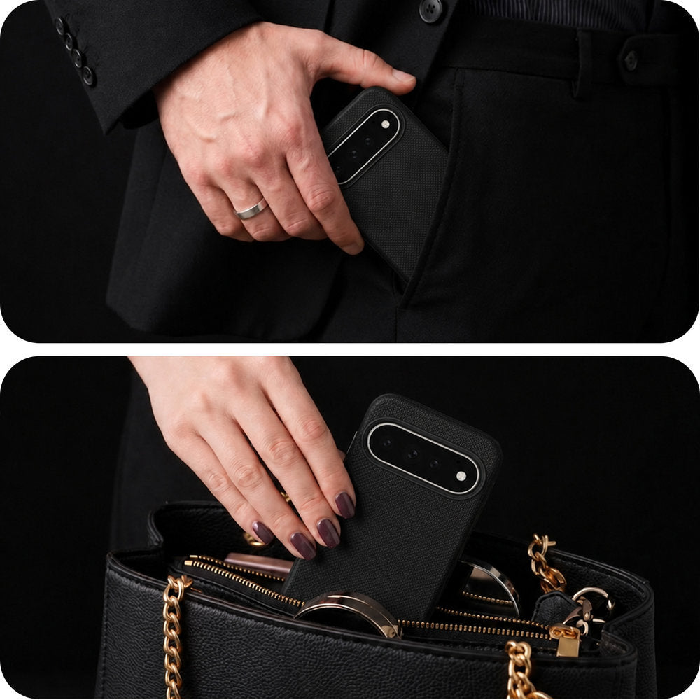 Handyhülle für Google Pixel 11 Pro, 3mk Hardy Shockproof MagCase mit MagSafe, Schwarz (6/12)