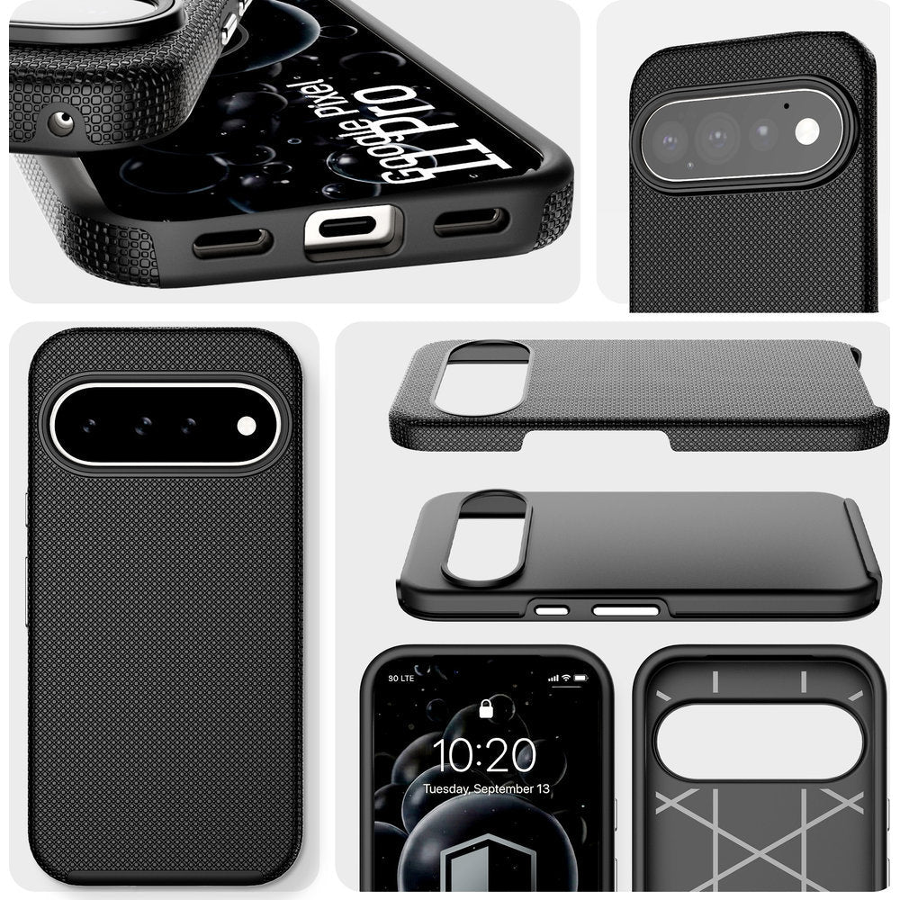 Handyhülle für Google Pixel 11 Pro, 3mk Hardy Shockproof MagCase mit MagSafe, Schwarz (11/12)