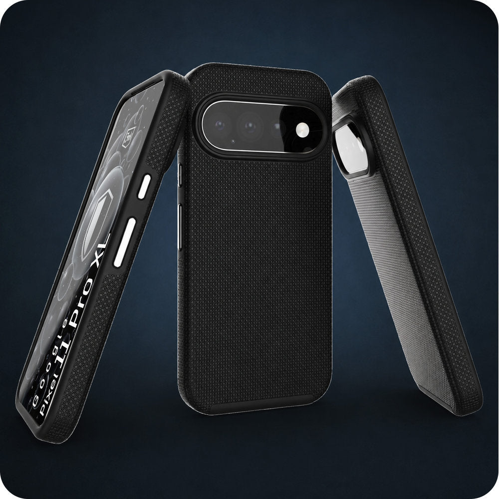 Handyhülle für Google Pixel 11 Pro XL, 3mk Hardy Shockproof MagCase mit MagSafe, Schwarz (9/12)
