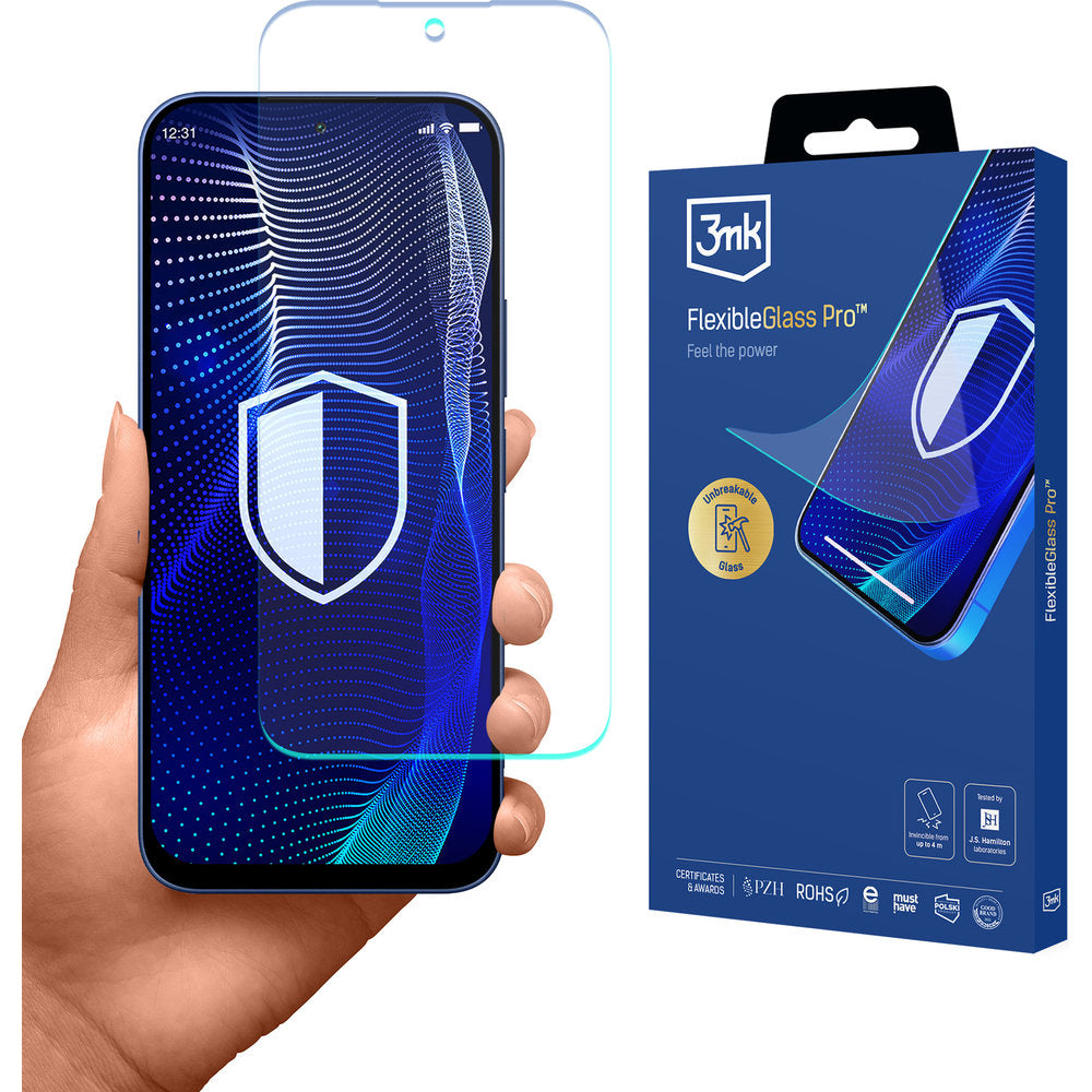 Hybridglas für Xiaomi Redmi 17 4G / 5G, 3mk FlexibleGlass Pro (1/14)