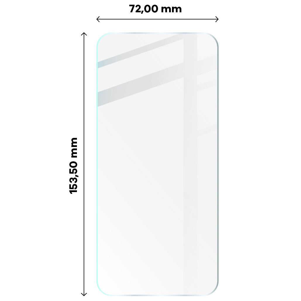 Gehärtetes Glas - 3 Stück + Kameraschutz, Galaxy S23 Plus, Bizon Glass Clear Pack