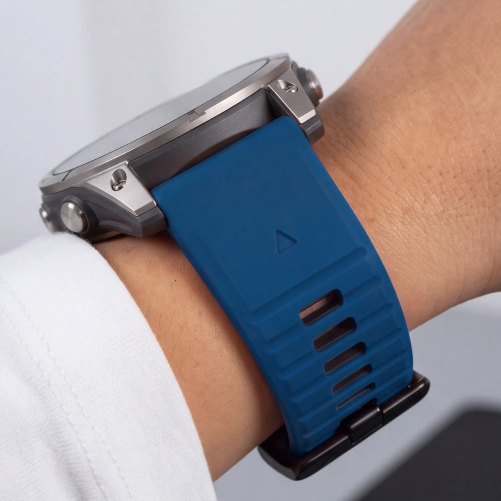 Armband für QuickFit 22 mm, Tech-Protect IconBand, Blau-Schwarz (7/9)