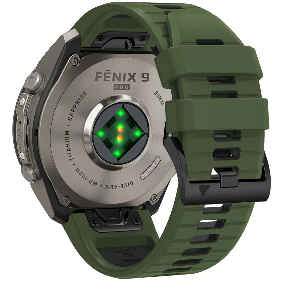 Armband für QuickFit 22 mm, Tech-Protect IconBand, Grün-Schwarz (3/9)