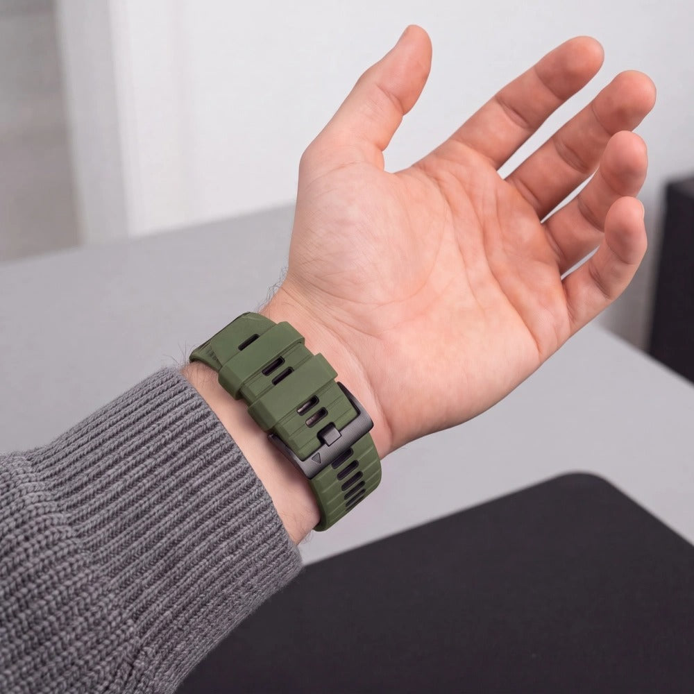 Armband für QuickFit 22 mm, Tech-Protect IconBand, Grün-Schwarz (5/9)