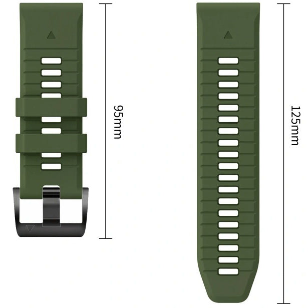 Armband für QuickFit 22 mm, Tech-Protect IconBand, Grün-Schwarz (8/9)