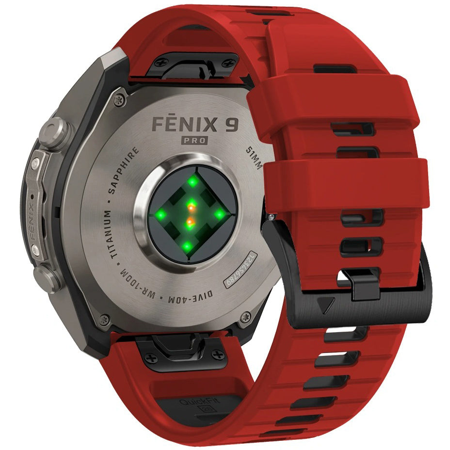 Armband für QuickFit 22 mm, Tech-Protect IconBand, Rot-Schwarz (3/9)