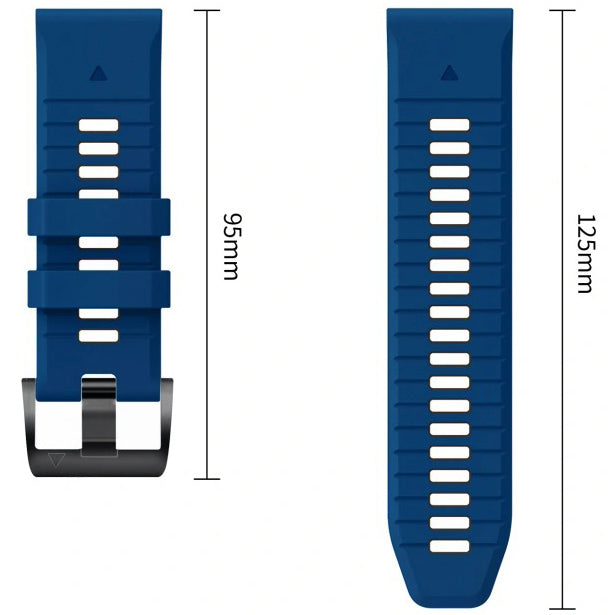 Armband für QuickFit 26 mm, Tech-Protect IconBand, Blau-Schwarz (8/9)
