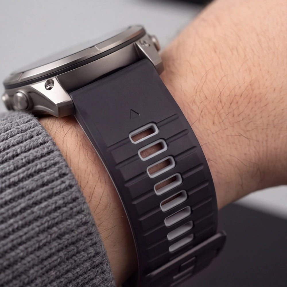 Armband für QuickFit 26 mm, Tech-Protect IconBand, Schwarz-Grau (7/9)