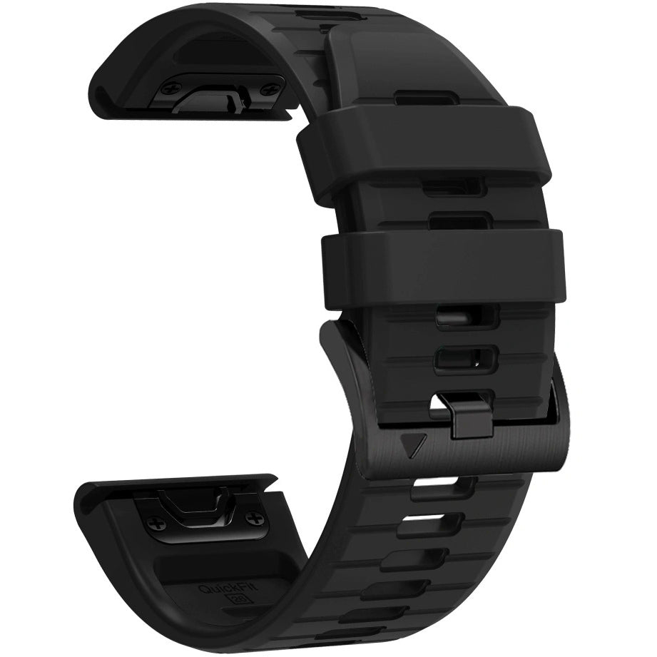 Armband für QuickFit 26 mm, Tech-Protect Silicone, Schwarz (2/9)