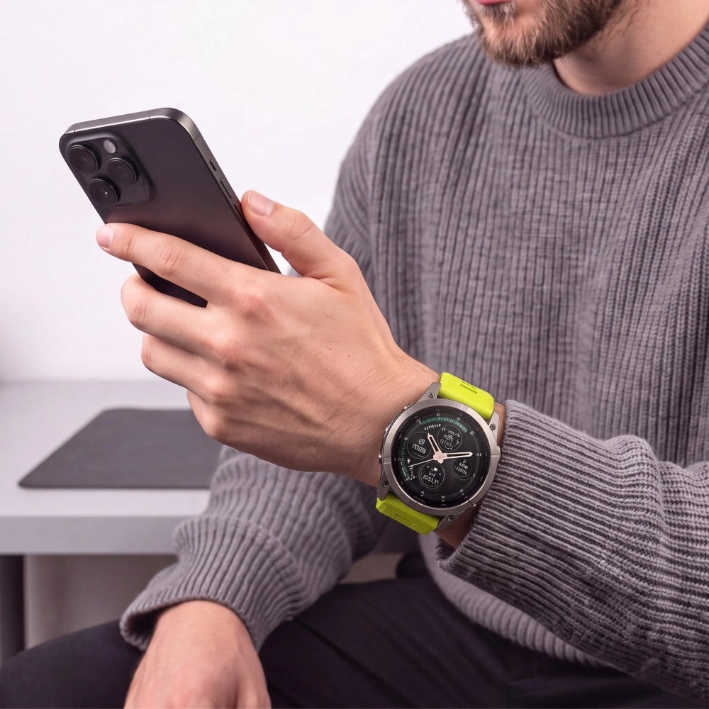 Armband für QuickFit 26 mm, Tech-Protect Silicone, Grün (4/9)