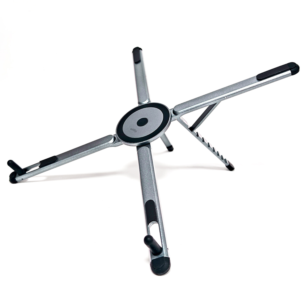 Laptopständer mit magnetischer Handyhalterung, Allity MS ABA-302, Grau