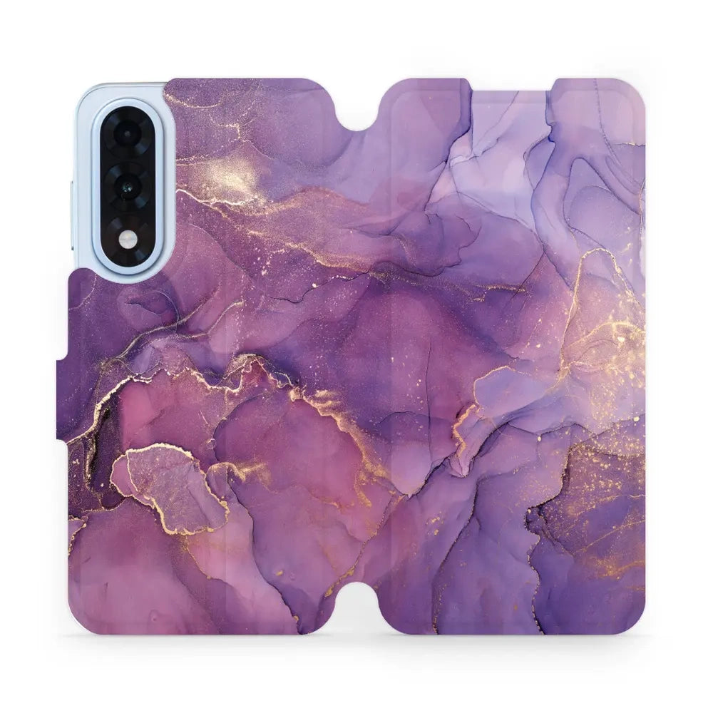 Handyhülle mit klappe für OnePlus Nord 5, Mobiwear Book, Violett