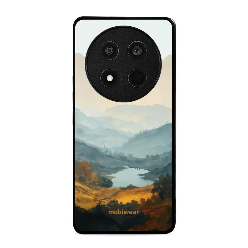 Handyhülle für HONOR Magic7 Lite, Mobiwear Glossy Case, See im Tal