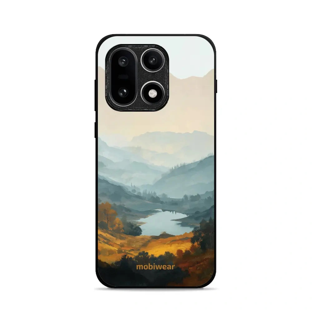 Handyhülle für OnePlus 15, Mobiwear Glossy Case, See im Tal