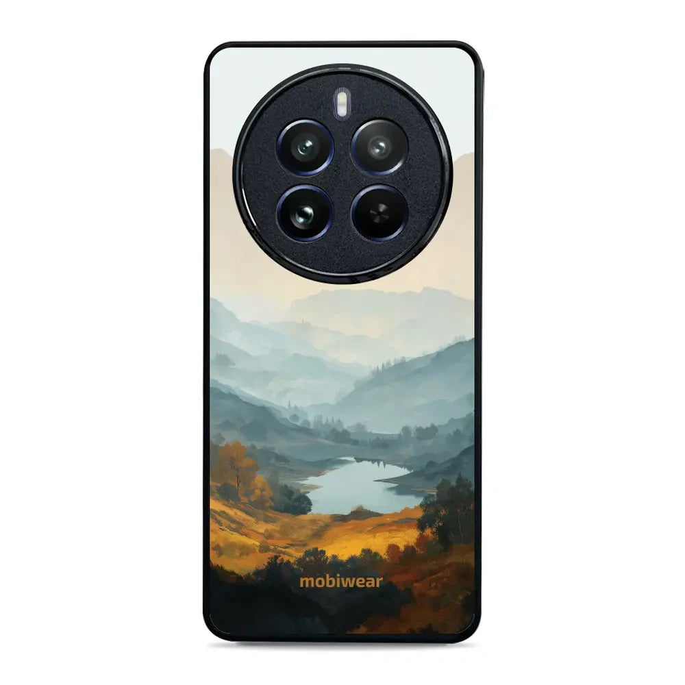 Handyhülle für realme 12 Pro, Mobiwear Glossy Case, See im Tal