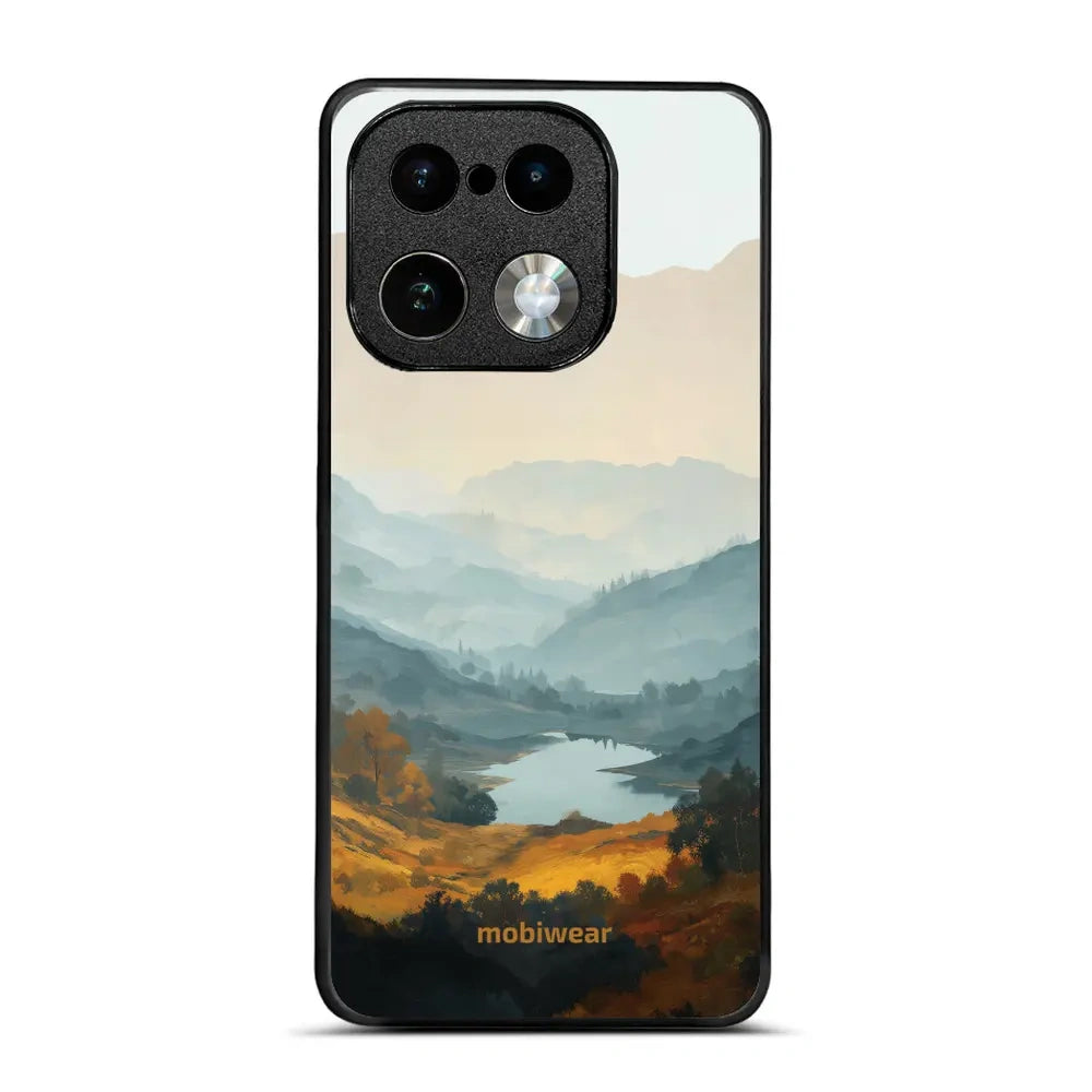 Handyhülle für realme 16 Pro Plus 5G, Mobiwear Glossy Case, See im Tal