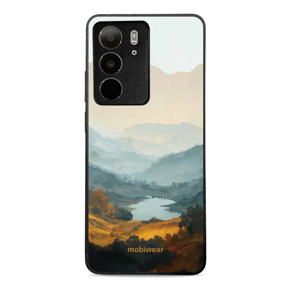 Handyhülle für realme C75 4G, realme C75 5G, Mobiwear Glossy Case, See im Tal