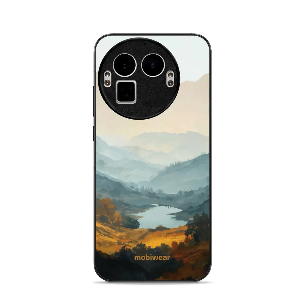 Handyhülle für realme GT 8 Pro, Mobiwear Glossy Case, See im Tal