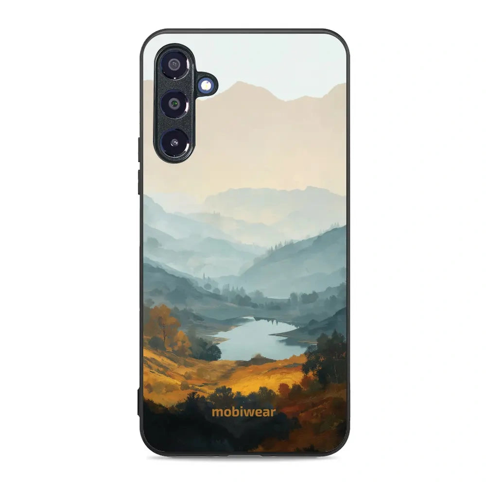 Handyhülle für Galaxy A16 5G, Mobiwear Glossy Case, See im Tal