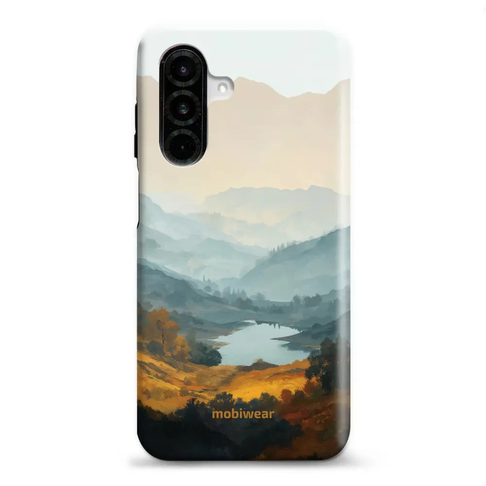 Handyhülle für Galaxy A26 5G, Mobiwear Elite Pro, See im Tal