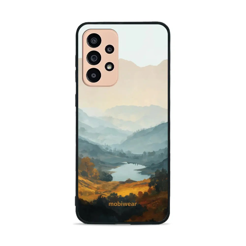 Handyhülle für Galaxy A33 5G, Mobiwear Glossy Case, See im Tal