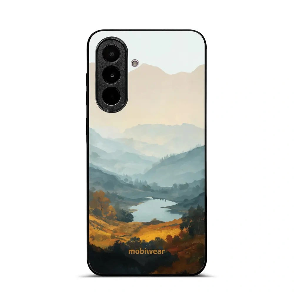 Handyhülle für Galaxy A37 5G, Mobiwear Glossy Case, See im Tal