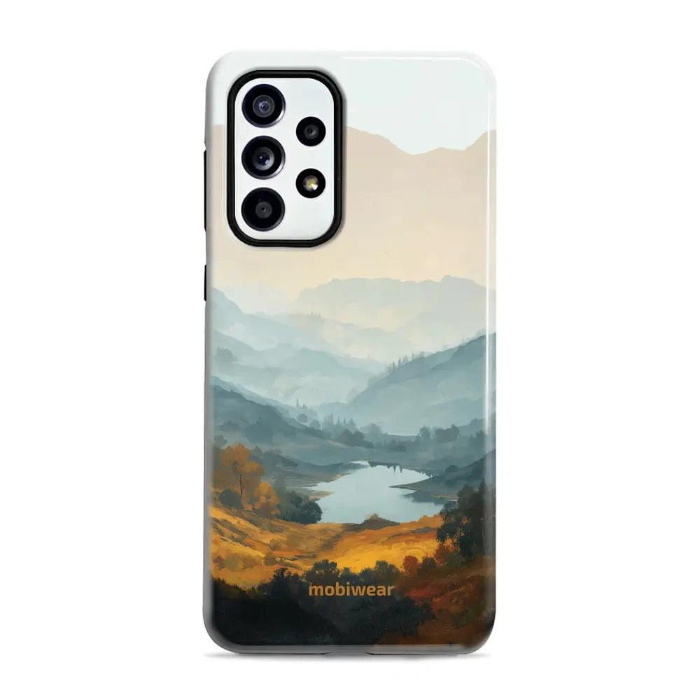 Handyhülle für Galaxy A52 5G / 4G, Mobiwear Elite Pro, See im Tal