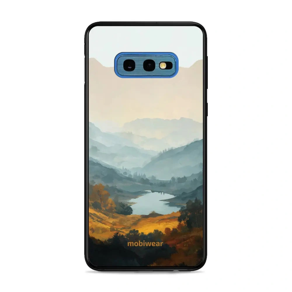 Handyhülle für Galaxy S10e, Mobiwear Glossy Case, See im Tal