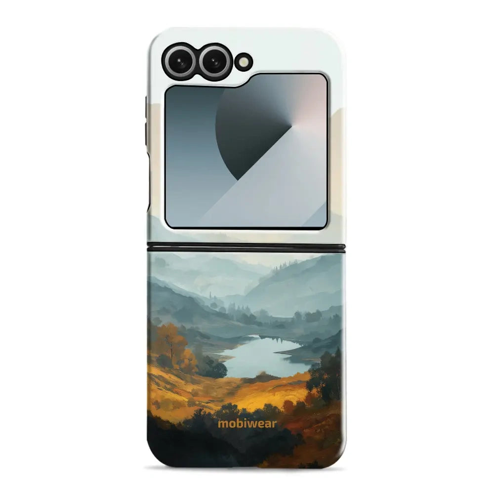 Handyhülle für Galaxy Z Flip6, Mobiwear Elite Pro, See im Tal
