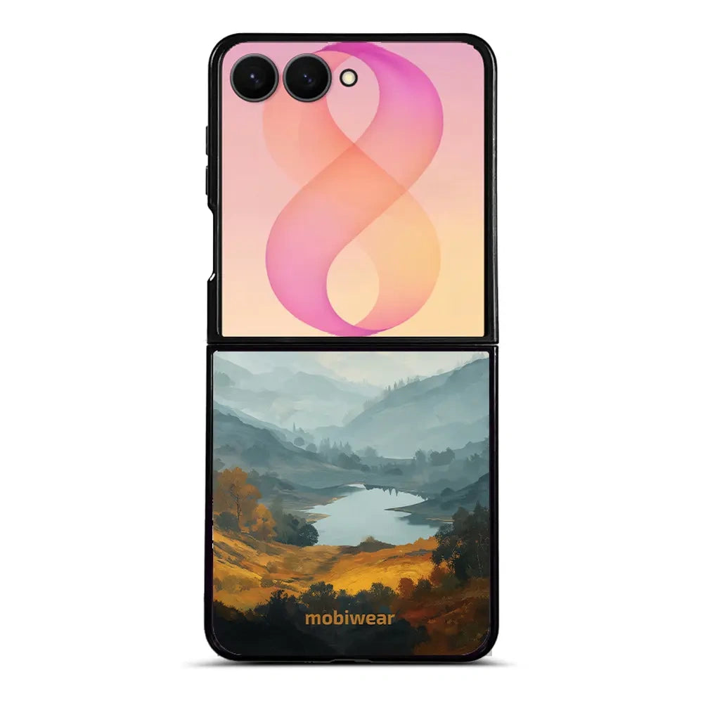 Handyhülle für Galaxy Z Flip8, Mobiwear Glossy Case, See im Tal